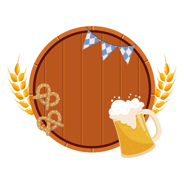 Oktoberfest-Elementdesign