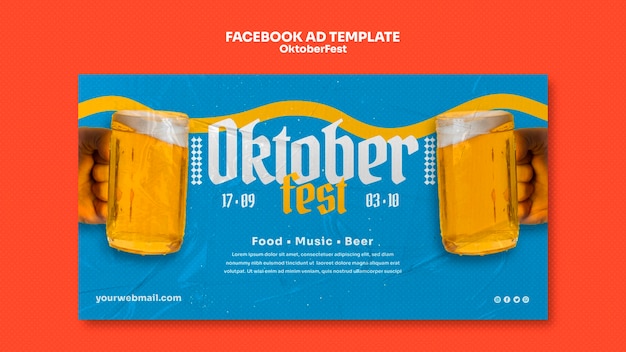 PSD oktoberfest-facebook-vorlage