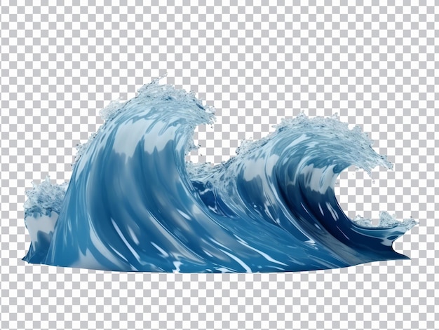 PSD olas del mar 3d png