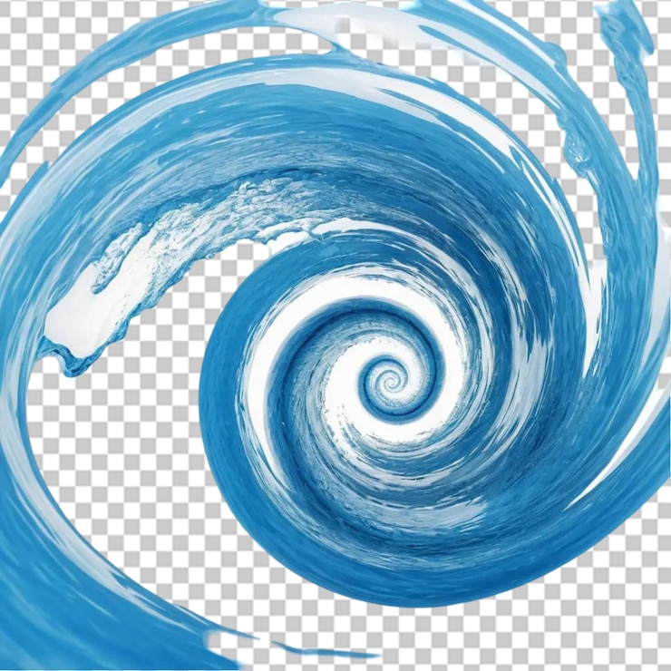 PSD las olas del mar bajo el agua