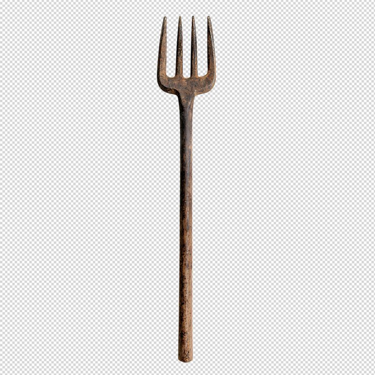 PSD old rustic pitchfork