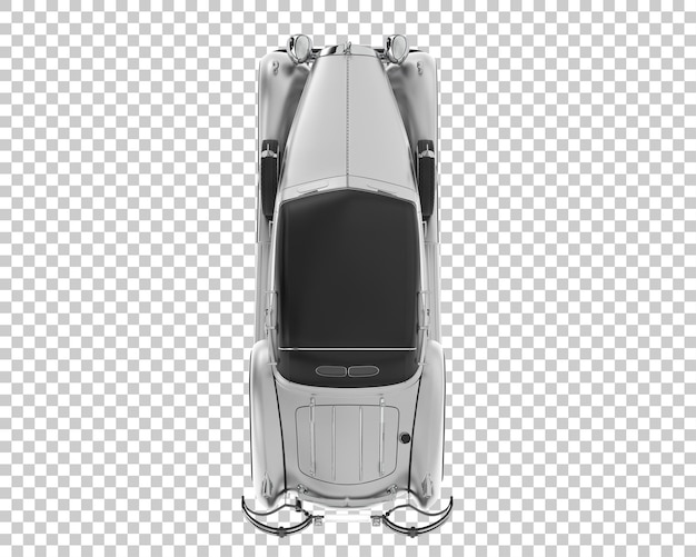 Oldtimer auf transparentem Hintergrund 3D-Darstellung
