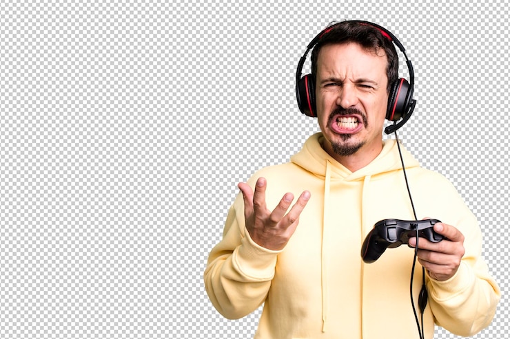 PSD olhando irritado irritado e frustrado