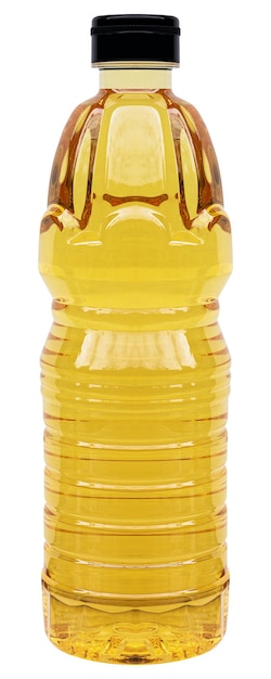Olio di soia in bottiglia di plastica