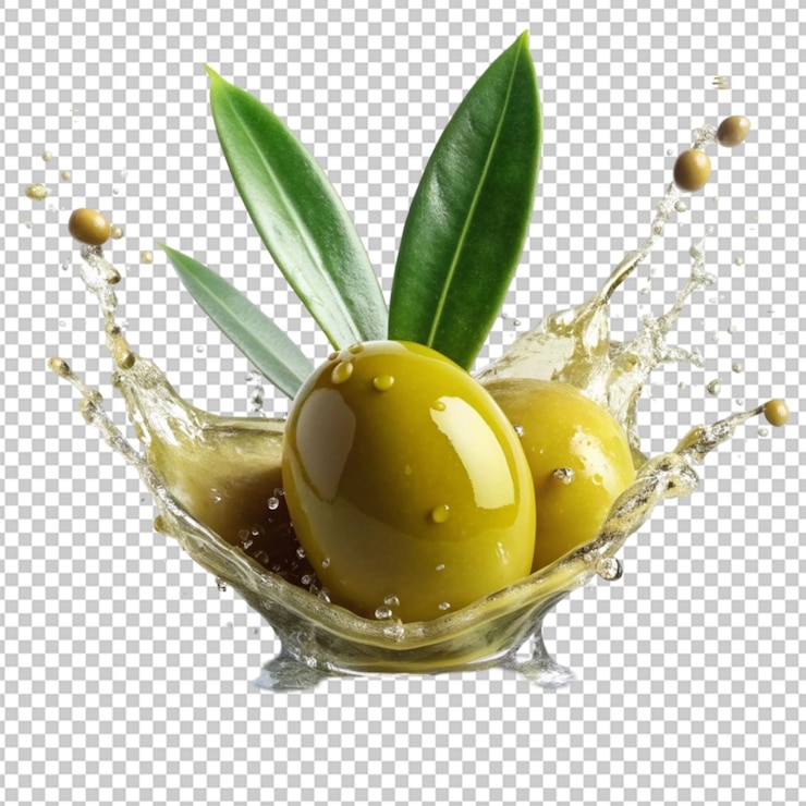 PSD oliva con salpicaduras