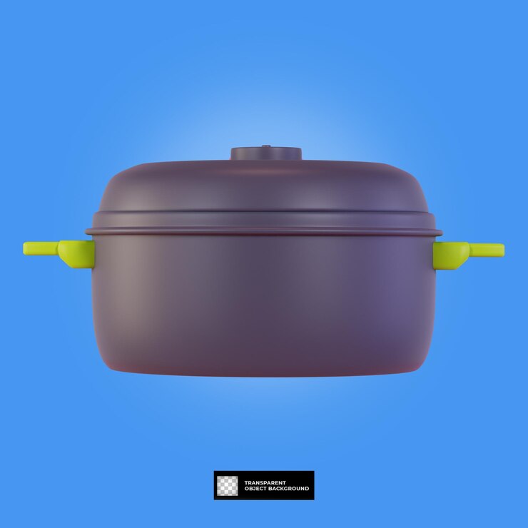PSD olla de herramientas de cocina 3d