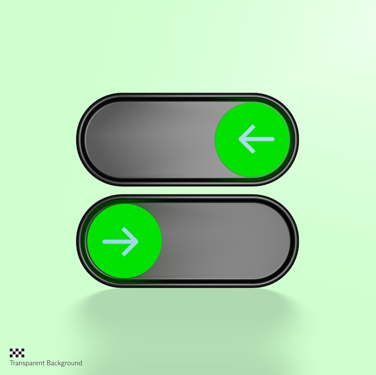 PSD on off switch amp button 3d model png transparent image