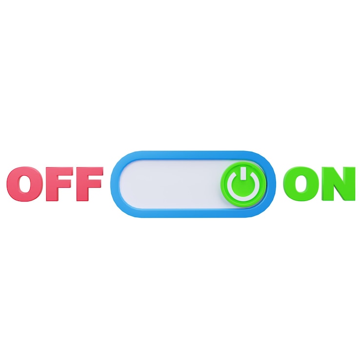 PSD on off toggle switch icon