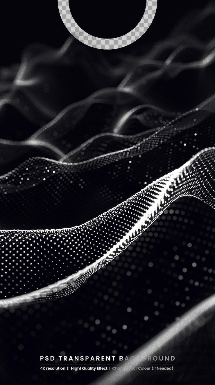PSD ondas brillantes con fondo de efecto de luz telón de fondo de moda elegante