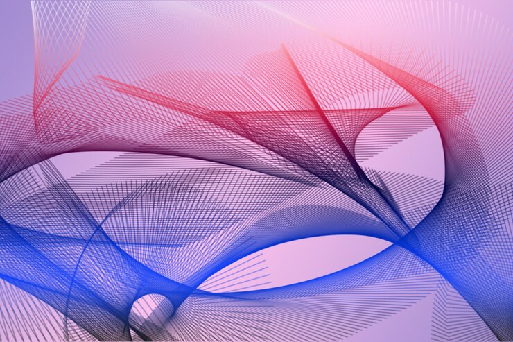 PSD ondas coloridas fondo abstracto lleno de colores vivos líneas y formas visual moderno