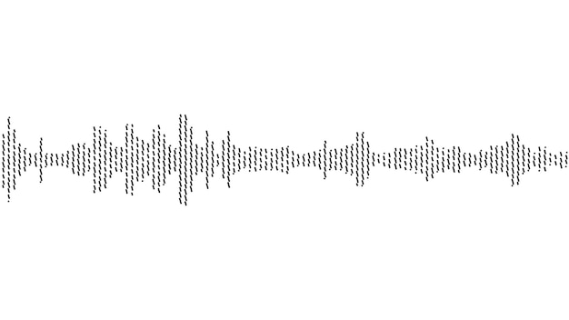 ondata sonora Effetto illustrazione dell'onda sonora