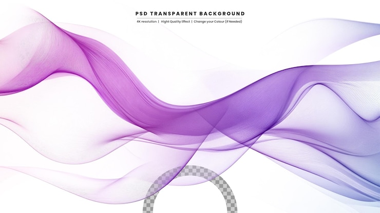 PSD ondes dynamiques colorées abstraites couverture abstraite moderne lignes d'ondes courbes colorées
