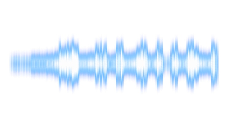 PSD des ondes sonores colorées pour les fêtes