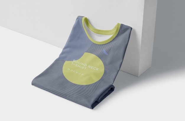 Oneck bedrucktes personalisiertes T-Shirt Bekleidung Mock Up