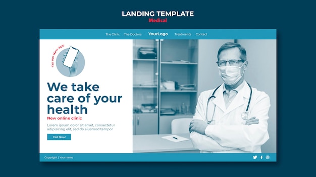 Online-Klinik-Landingpage