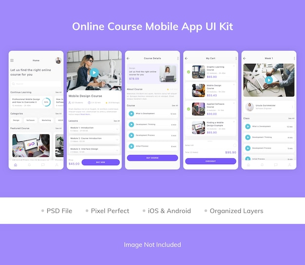 Online-Kurs Mobile App UI Kit