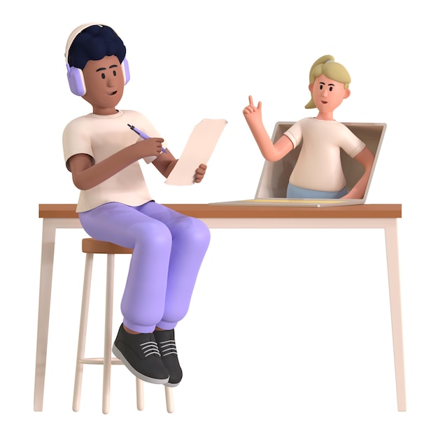 Online-Lernschule für Studenten