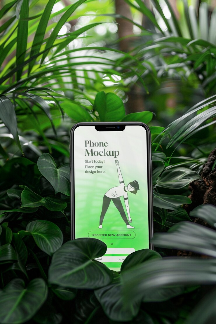 PSD online-shopping-mockup für smartphones