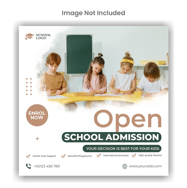 Open school education zulassung online-post-template-design