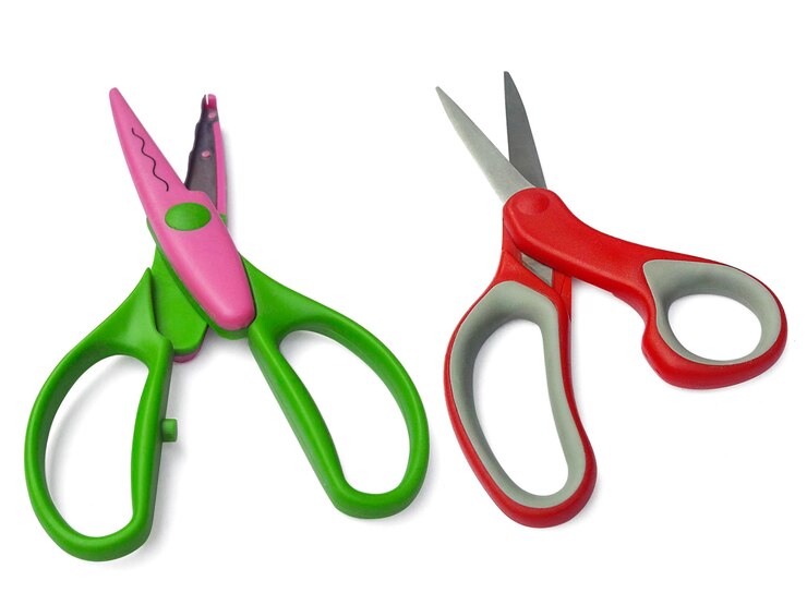PSD open scissors transparent background