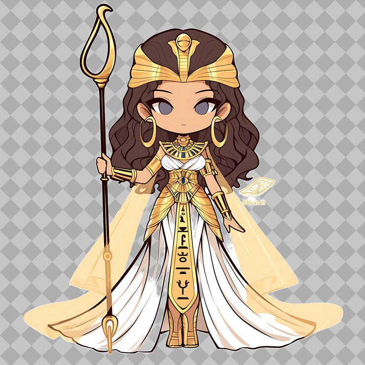 PSD open world of kawaii anime com adoráveis personagens chibi designs de adesivos e downloads digitais