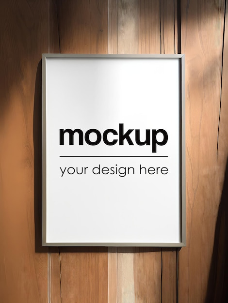 Opere d'arte incorniciate Mockup Poster Vetrina Modello PSD