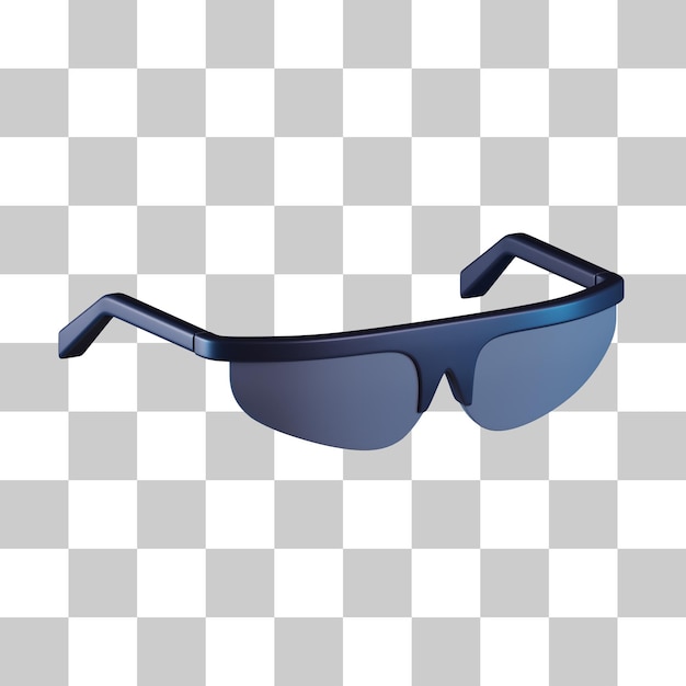 Optische sonnenbrille 3d-symbol