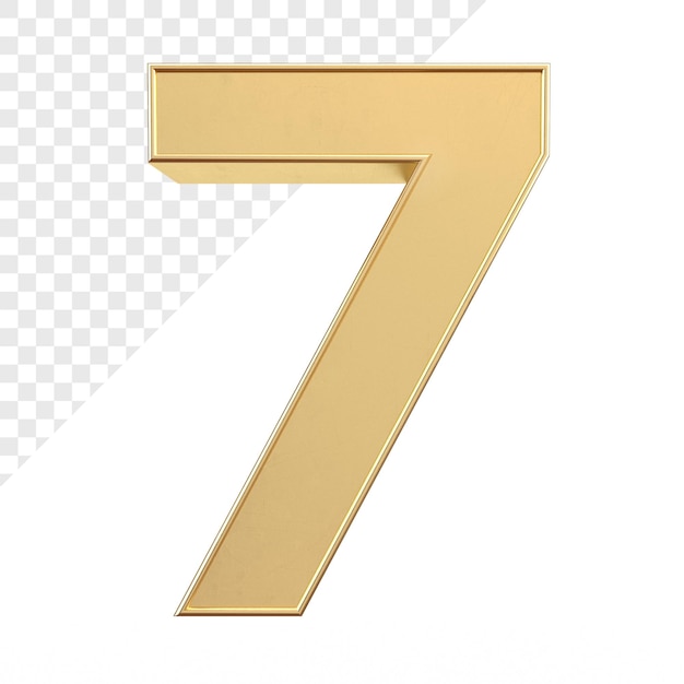 Or numéro 7