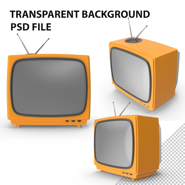 Orange Cartoon Television PNG (Orange-Zeichentrickfilm-Fernsehen PNG)