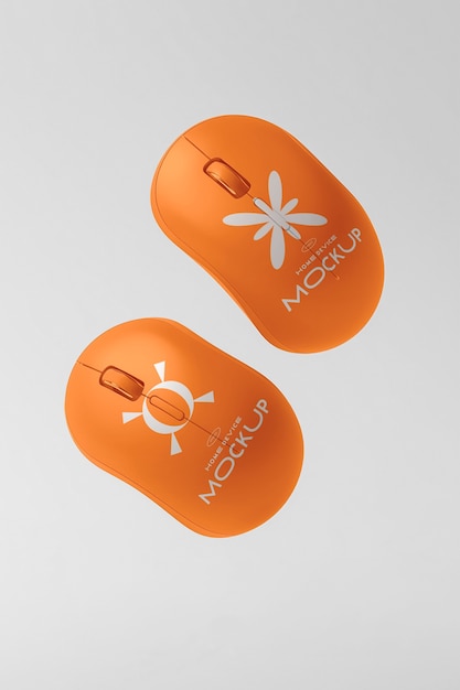 Orange Produkt im Studio-Mockup