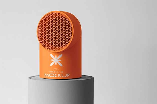 Orange Produkt im Studio-Mockup