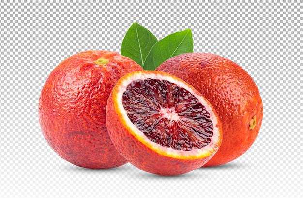 Orange sanguine isolée