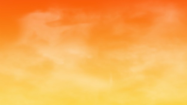 Orangegelber Himmelsnebelhintergrund