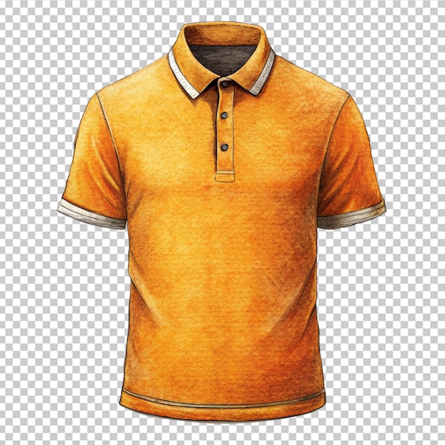 Orangenfarbenes hemd