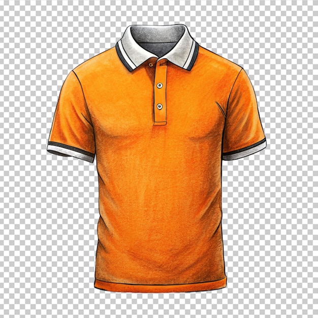 Orangenfarbenes hemd