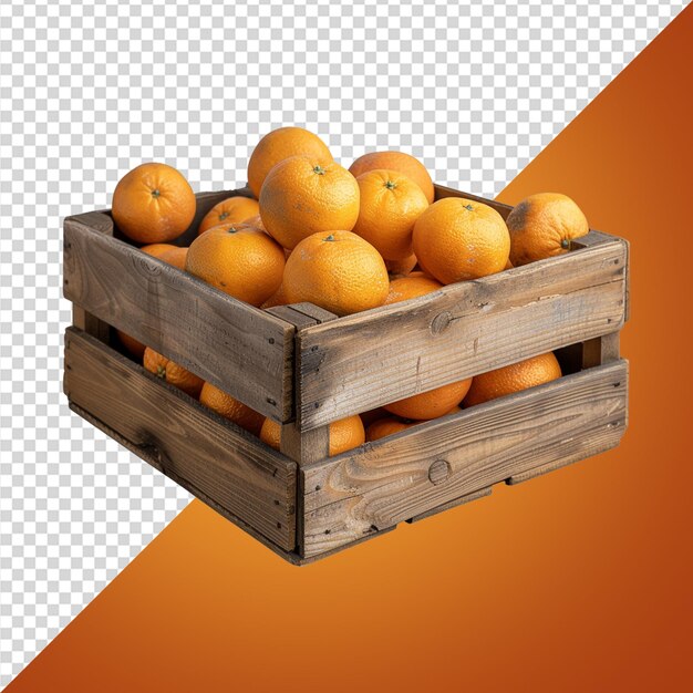 PSD orangenfrüchte in einem korb png