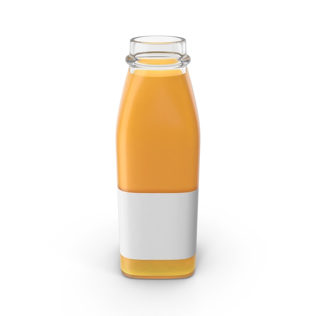 Orangensaftflaschen-Mockup