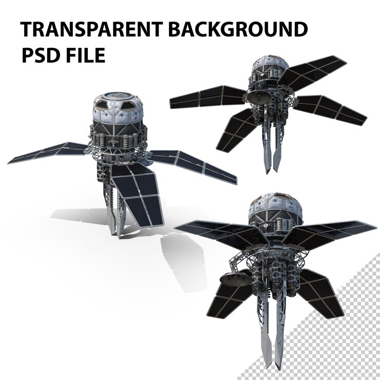 PSD orbital cannon satellite png