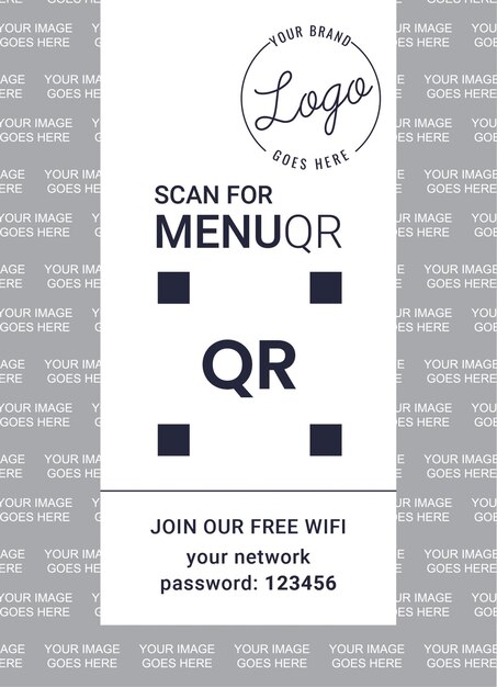 Orden de código QR Menú de pago del restaurante