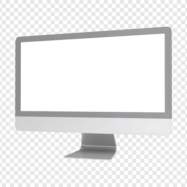 Un ordinateur moderne tout-en-un avec un écran mince