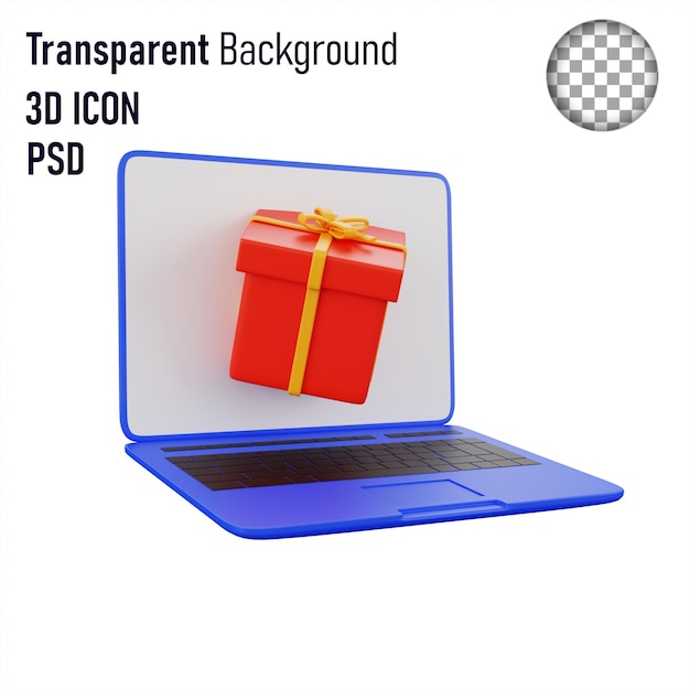 un ordinateur portable avec une boîte rouge sur l'écran qui dit des transparences