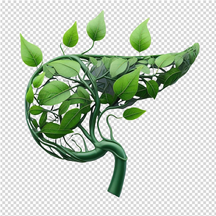 PSD organo humano aislado png con fondo transparente