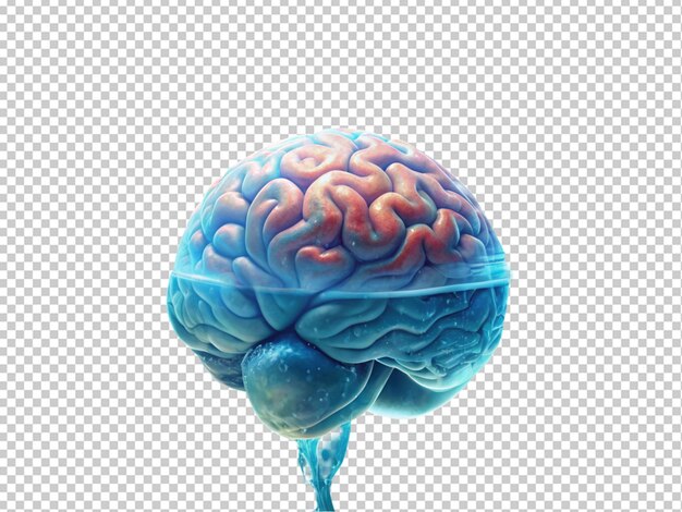 PSD Órganos internos humanos con cerebro