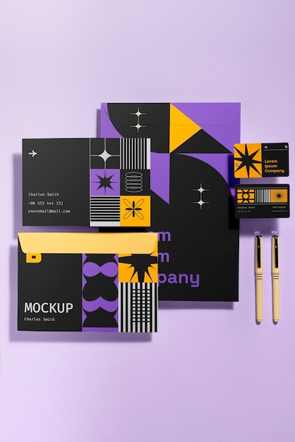 Original-Branding-Identitäts-Mockup