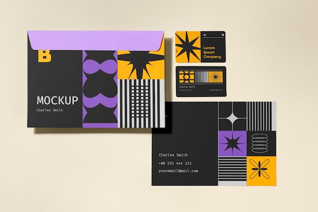 Original-Branding-Identitäts-Mockup