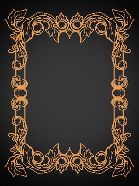 Ornamen Border Simple