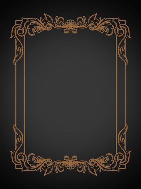 Ornamen Border Simples