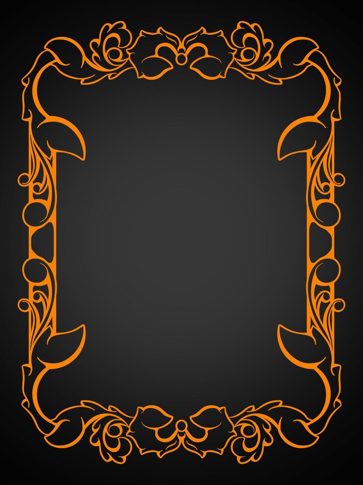 PSD ornamen bordure simple