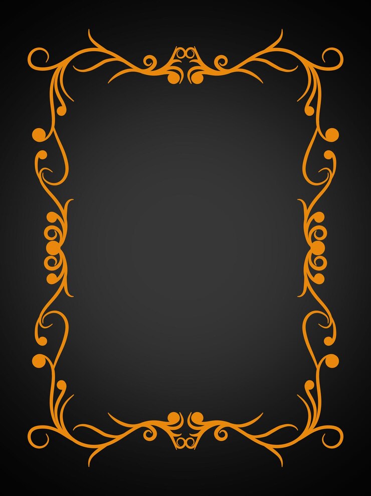 PSD ornamen bordure simple