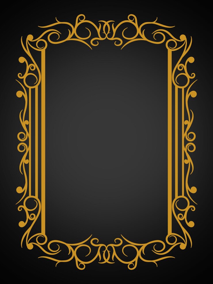 PSD ornamen bordure simple